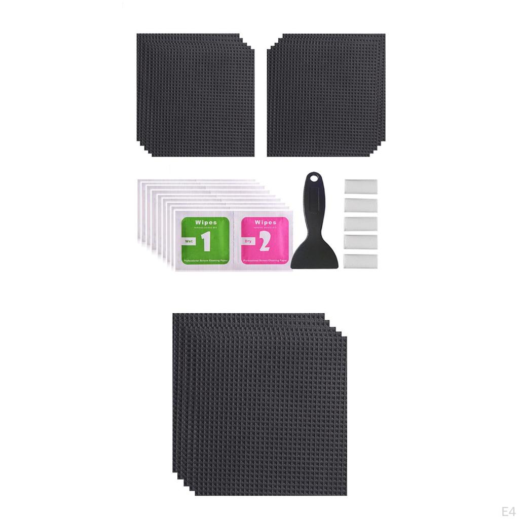 Toppa di Riparazione per Trampolino, 10x10 cm Strumento Angoli Arrotondati Buco per Materassino Resistente