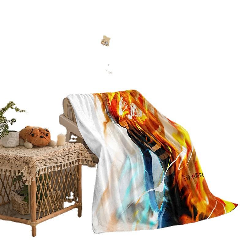 Cartoon Hero Academy Series Double Sided Flannel 3D Digital Printing Blanket Blanket