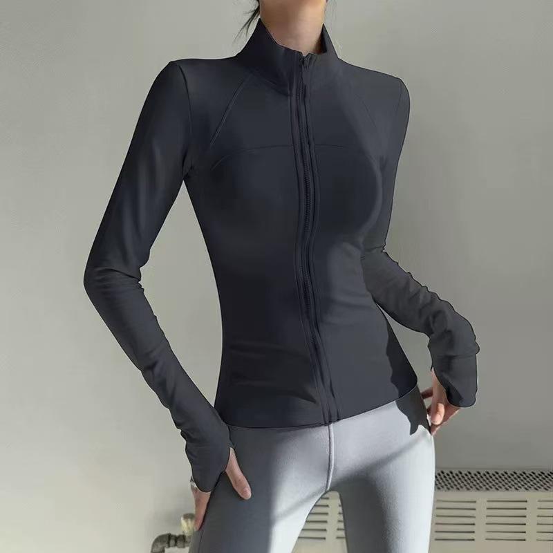 2025 Women s Long Sleeve Running Jacket - Autumn/Winter Fitness & Yoga Wear XL