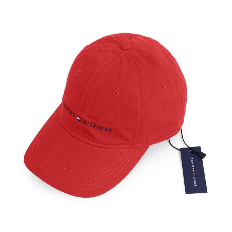 Tommy Hilfiger Logo Ballcap Apple Red 6941823 608