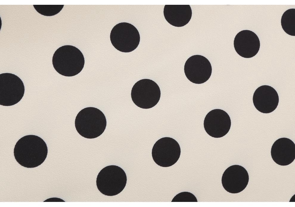 Hong Kong Style V-neck French Retro Polka Dot Dress