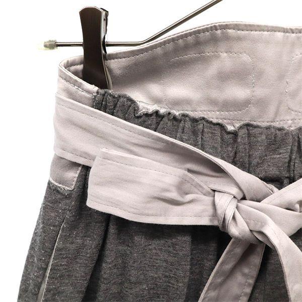 Sacai Made In Japan Linen Blend Shorts 2 Gray Women Used