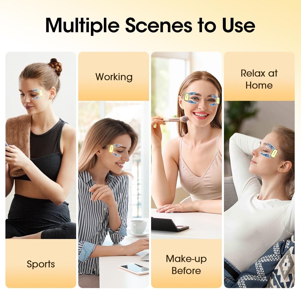 Electric EMS Face Eye Massager Muscle Stimulator for Facial Beauty Lifting Eye Care Device To Relieve Fatigue