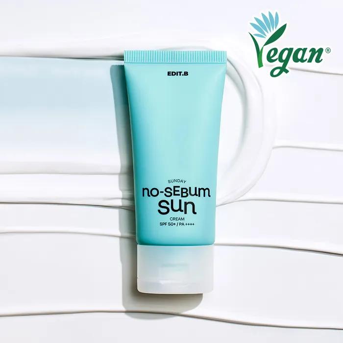 Niedzielny krem przeciwsłoneczny No Sebum 50ml [SPF50+/PA++++]