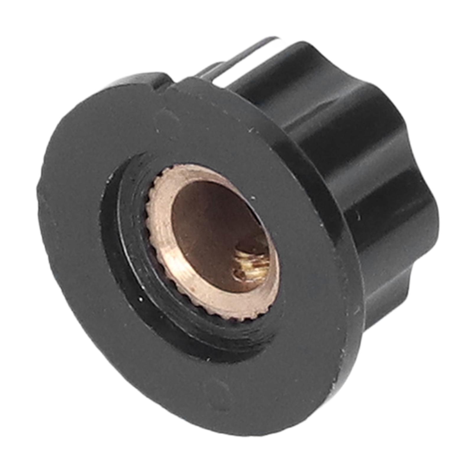 

50Pcs Potentiometer Knob Side Screw Fixing Engineering Plastic Knobs Caps Replacement 20mm