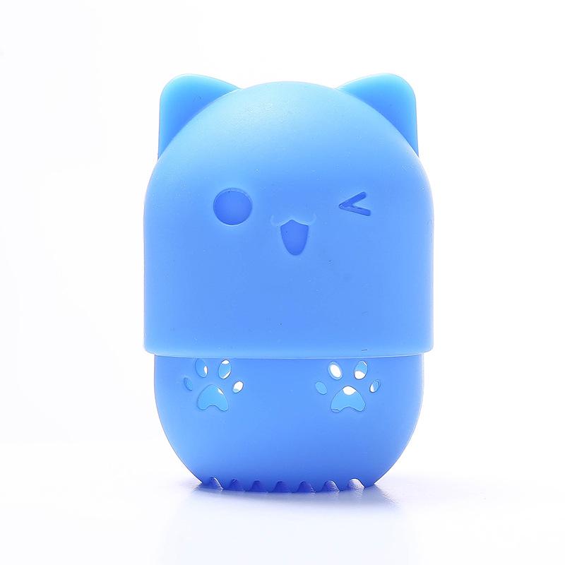 Silicone Makeup Sponge Holder - Moisture & Dust-Proof Storage Box