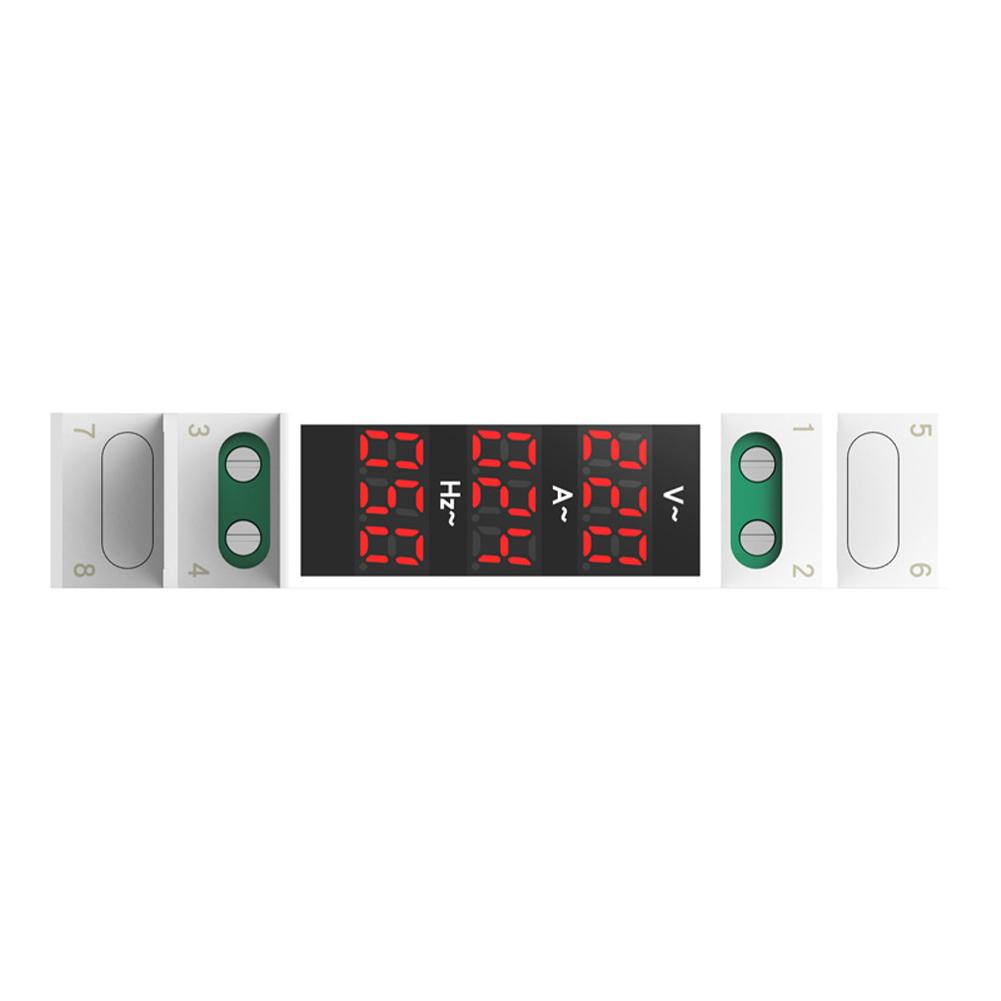 Modular Electrical Monitoring Tool Current Meter DIN Rail Indicator Three Phase Meter Industrial Commercial Use