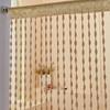 Nordic Style Lighttransmitting Tassel Curtain For Hotel Wedding Salon Decor