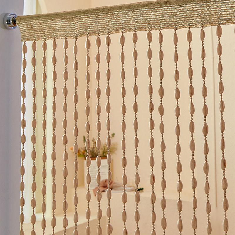 Nordic Style Lighttransmitting Tassel Curtain For Hotel Wedding Salon Decor