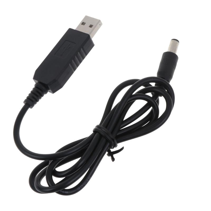 Cabo Conversor Elevador de Tensão USB DC 5V para DC 12V Carregadores Boost Cabo USB de Carregamento e Sincronização de Energia