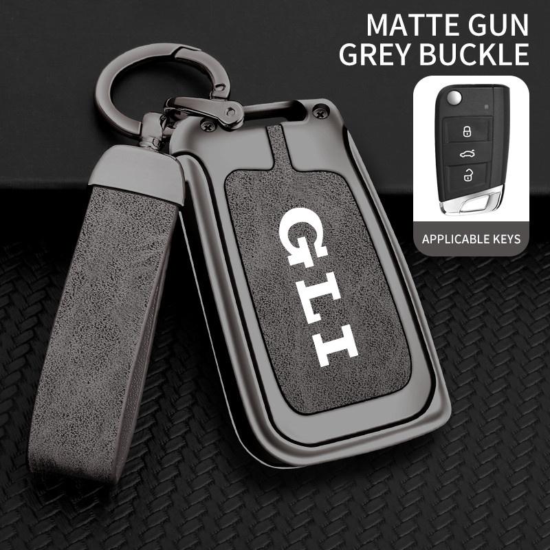 For VW VOLKSWAGEN 2026 New Zinc Alloy Car Remote Key Cover Case Holder Shell Fob For Volkswagen VW GLI Jetta MK4 MK5 MK6 MK7 GTD