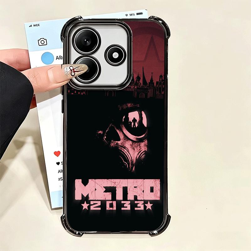 Metro 2033 Soft Phone Case For Xiaomi Poco X7 X8 Pro Max X6 X5 X3 F8 Ultra F7 M8 M7 M5S Redmi 15C 15A 15 14C 13C 12C 13 12