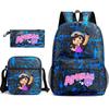 Spielwaren Aphmau Schultasche Cartoon Rucksack Federmäppchen Umhängetasche Dreiteiliges Set