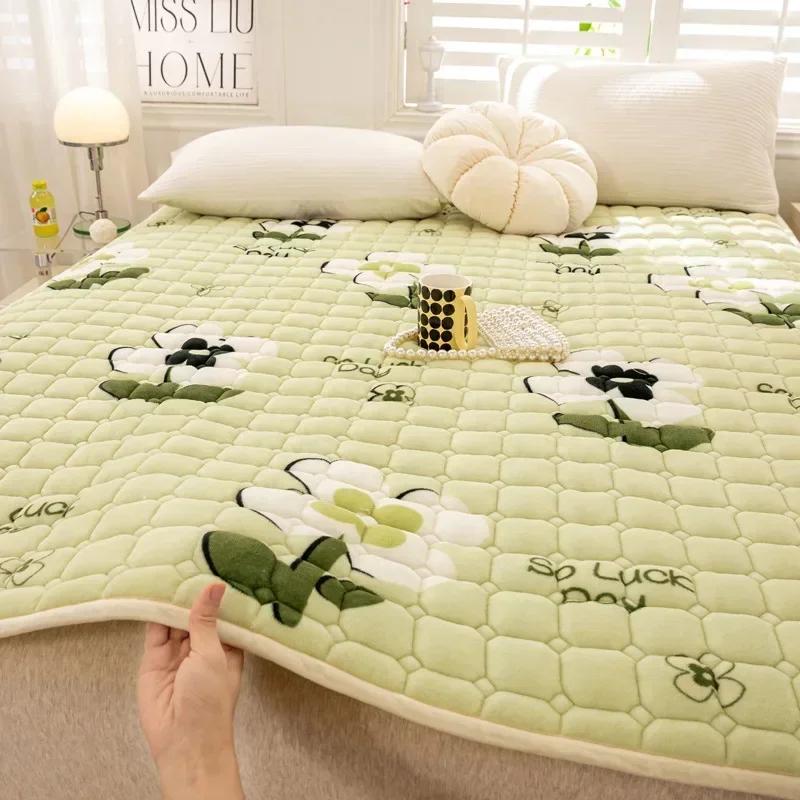 Saltele 100% impermeabile, ultrasubțire, pliabilă, din bumbac, covoraș de pat pliabil, tatami, dormitor, hotel, pentru o persoană, dublă, multiplă, king size