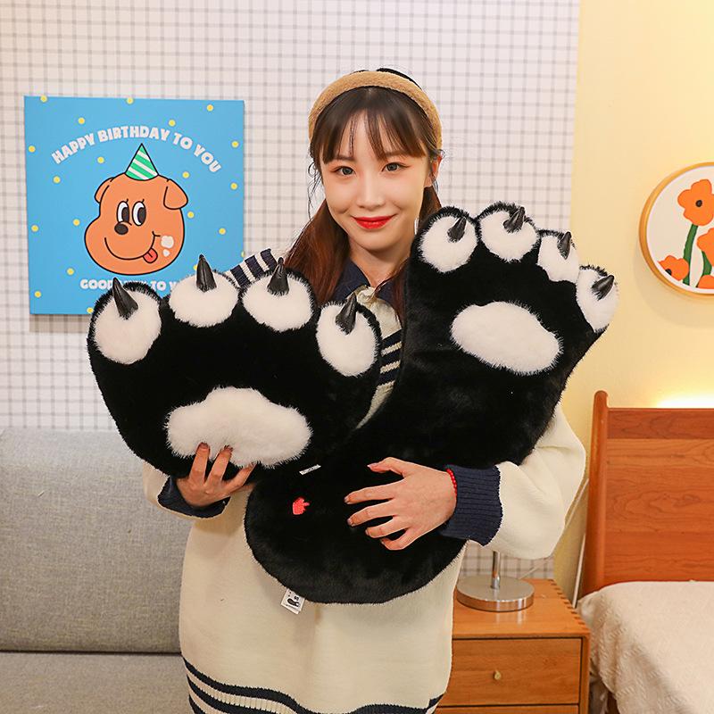 Panda Claws Plush Toy Girls Dormitory Sleeping Pillow Office Home Sofa Cushion