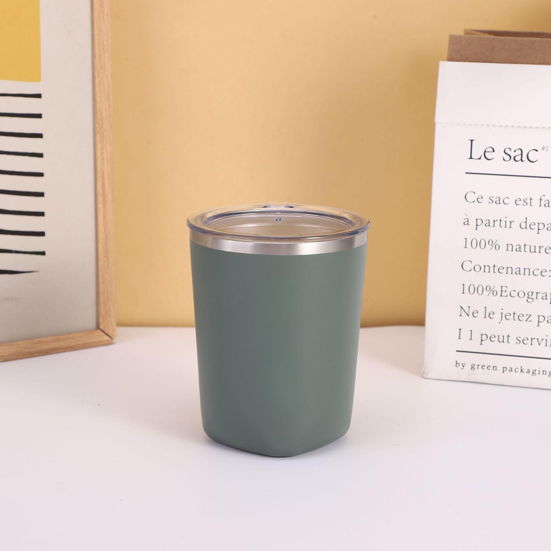 

Stainless Steel Coffee Mug Simple Mini Portable Cup High Value for Men Women Lovers Durable Travel Mug 300ml