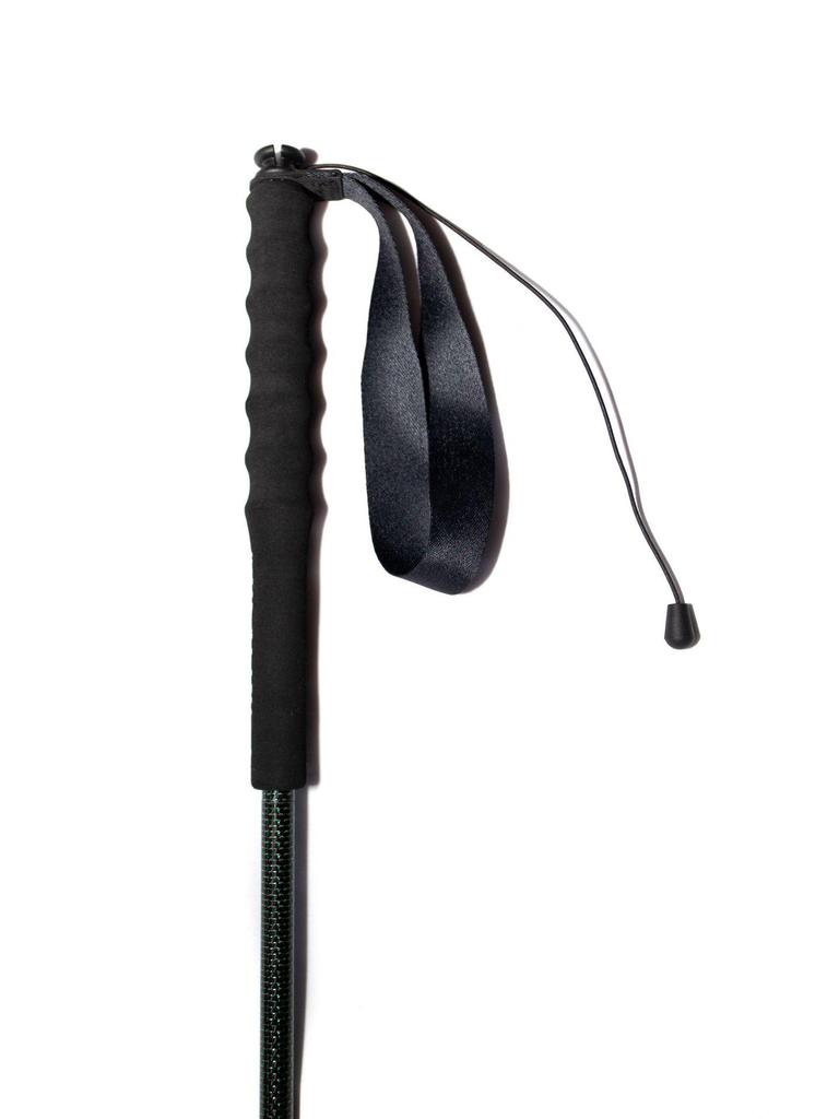 Silver Carbon Fiber Ultra-light Foldable Trekking Poles for Hiking, Camping, and Mountaineering