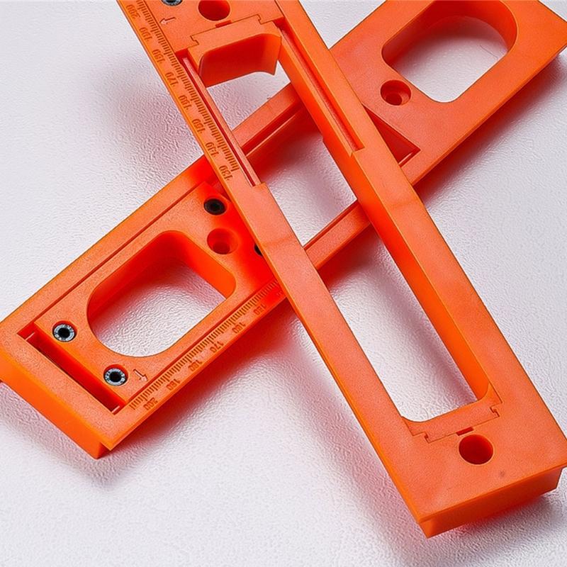 User Friendly Door Hinges Jig Set Portable Zinc Alloy Construction Convenient Accessory for Easy Installations Designs