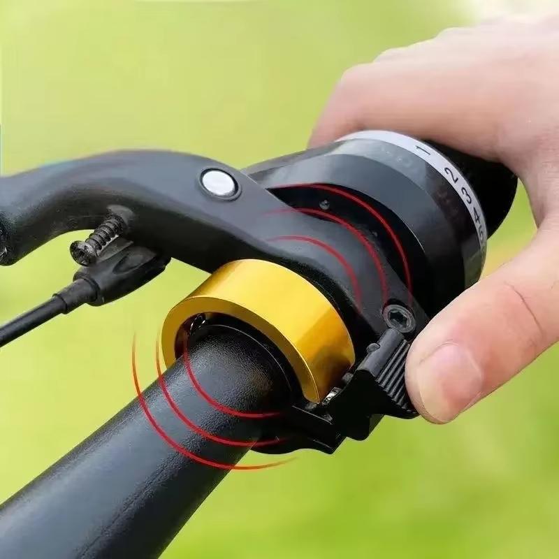 Campanello Nascosto per Bicicletta in Lega di Alluminio Installazione Rapida 5 Opzioni di Colore Per Ciclismo all'Aperto Bici da Strada e Mountain Bike
