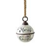 Christmas Bells Ornament Rustic Iron Jingle Bells Christmas Hanging Decoration for Xmas Holiday Tree Doorway Decor
