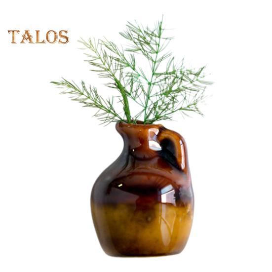 Mini Vase Refrigerator Magnet with Dried Flower Home Office Kitchen Locker Fridge 3D Miniature Flower Vase Magnetic Decoration Ornament