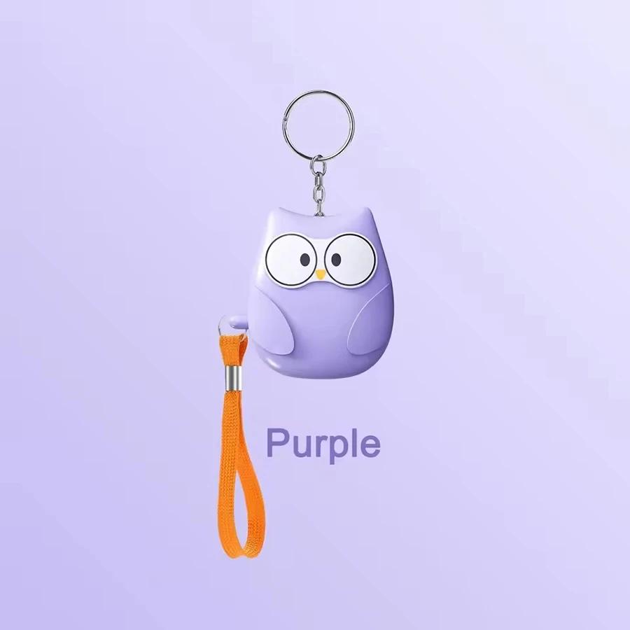 Outdoor LED Flashlight Portable Alarm with Pull Ring 130db Women's Anti Wolf Alarm Self-defense Call for Safety Alarm Keychain