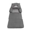 Kids Couch Toddler Chair Plush Cute Cat Fold Out Floor Seating Cushion Armrest Sofa Bed for Napping