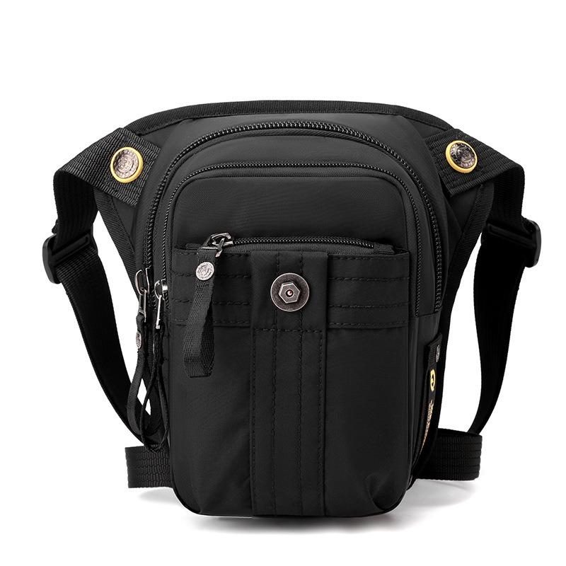 

Men Waist Leg Bag Fanny Pack Outdoor Sports Motorcycle Rider Travel Hiking Multi-Pocket Nylon Male Drop Thigh Hip Belt Bags