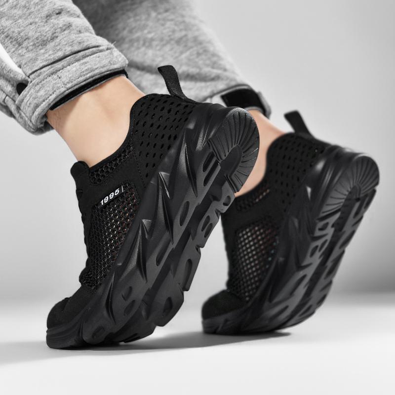 Мужские кроссовки Мужская обувь Повседневная сетчатая дышащая мужская обувь Тренажерный — фото 13