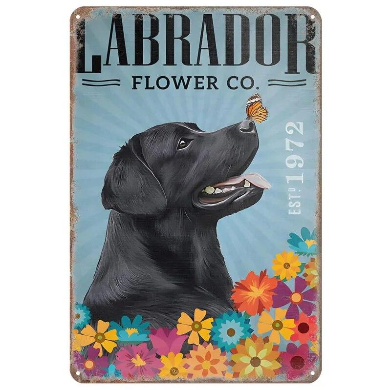 Easily Distracted by dogs and books Metal Tin Signs Posters Plate Wall Decor for Bars Man Cave Cafe Clubs Retro Posters Plaque