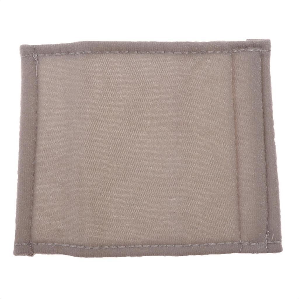 1Pc Short Plush Car Roof Armrest Simple Solid Color Non-slip Ceiling Pull Handle Protective Cover Auto Interior Accessories