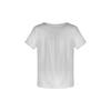 Women Summer Loose V Neck White Lace Short Sleeve Blouse Shirt