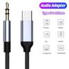 AUX Audio Cable USB Type C to 3.5mm Aux Audio Cable For iPhone 16 15 Pro Max Samsung S24 Car Headphone Speaker 3.5 Jack Aux Cord