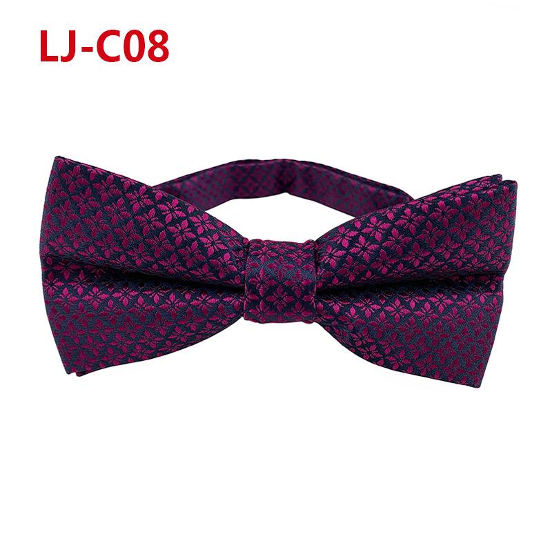 Fashion Blue Paisley Bowtie  Set for Men Wedding Business Party Luxury Pre-tied Men's Bow Tie Gifts