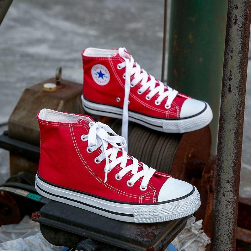 

Мужские парусиновые кеды с высоким верхом, тренд 1, новая весна-осень, Харадзюку ульззанг, ретро, универсальные студенческие кеды для скейтборда 42 male