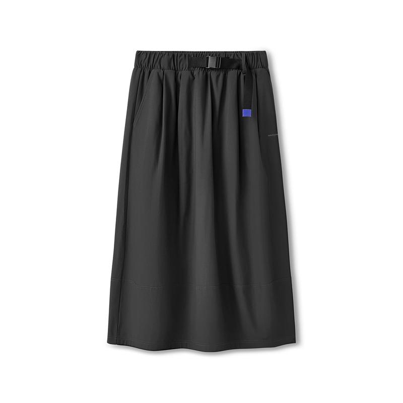 Skechers Loose Knit Solid Color Comfortable Casual Long Skirt Women skirts L325W043-03B6 4
