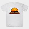 T-Shirt Damen Tosche Station Harajuku Print Kawaii T-Shirt Sommer Kurzarm Damen T-Shirt Top Tee