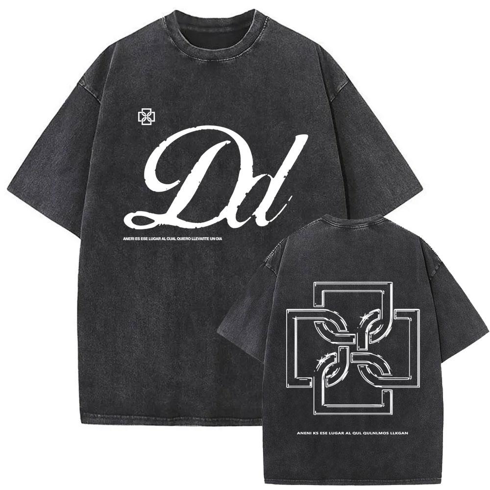 

Washed Vintage Rapper Duki Merch Tshirt Men Women Fashion Hip Hop Oversized Short Sleeve T Shirts Male Casual Cotton Tshirts S