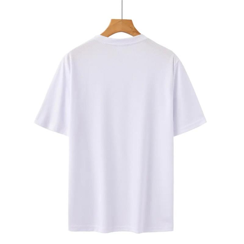 European Size Casual Sporty Style Men's T-Shirt Football Player Kick Pattern Summer Wear Gift for Sports Fans