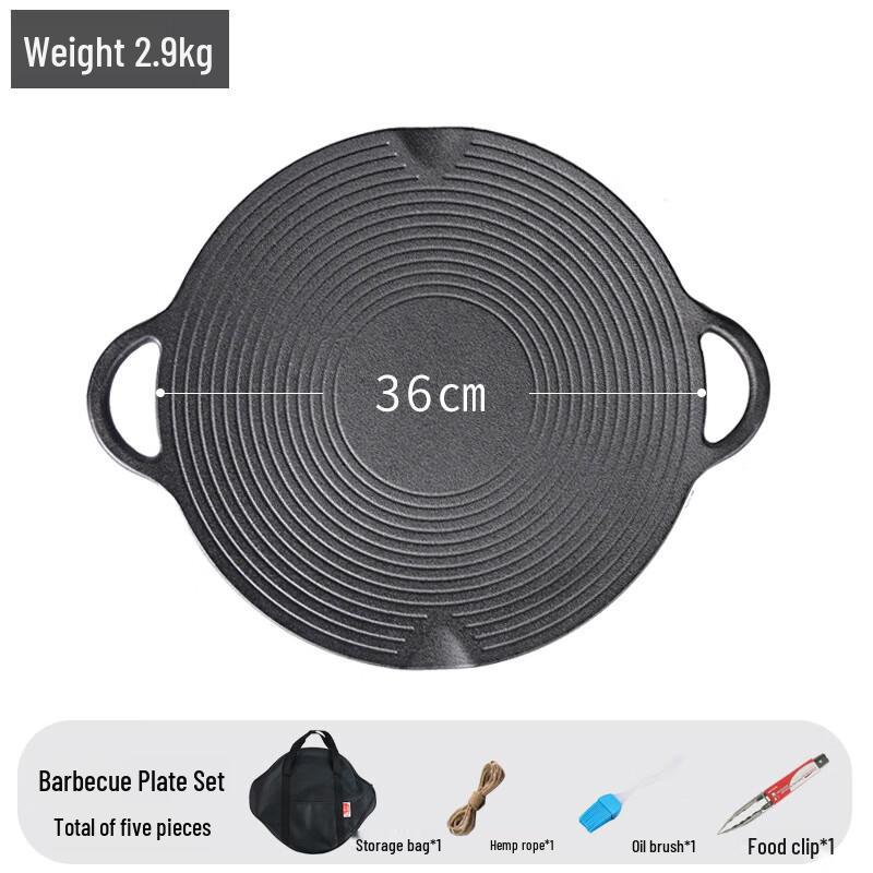 Lilang Cast Iron Ribbed Grill Pan