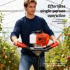 Multi-function Gas Powered Post Hole Digger 51.7cc Earth Auger Garden Auger Tree Planting Auger Hole Digging Machine (No Drill)