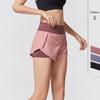 Women's Fake Two-Piece Sports Shorts