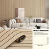 3D Stereo Lattice Self-Adhesive Wall Sticker, Waterproof and Thickened Wall Panel Decoration