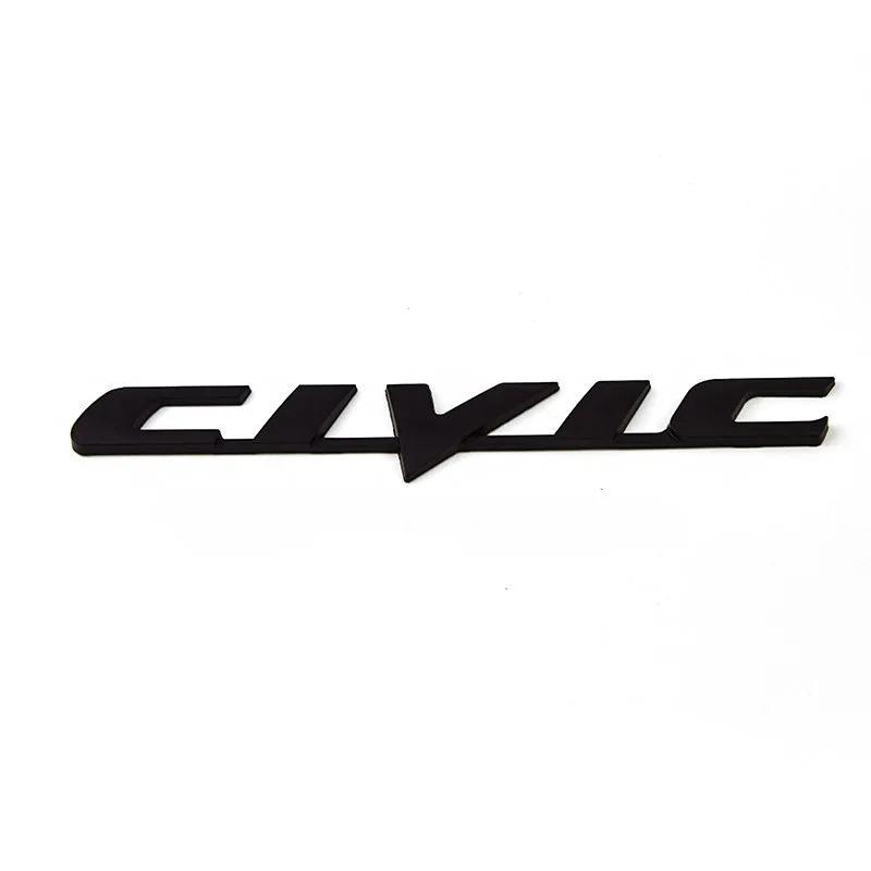 Insignia de Letra Metálica 3D Ivtec Pegatina Calcomanía Estilo de Coche Para Logo Civic Pegatinas Calcomanías Traseras de Maletero de Coche Accesorios de Coche