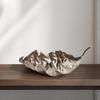 Decorative Tray with Leaf Shape Aluminum Shaped Long-Lasting