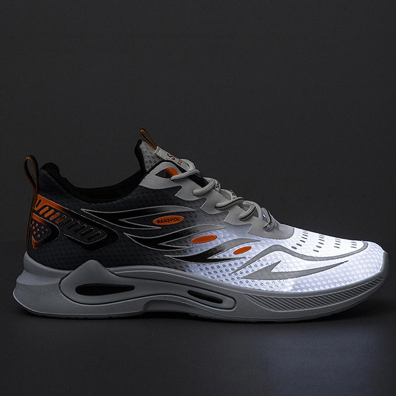 Summer Men's Shoes Mesh Breathable Sports Casual Shoes Student Fashion Running Shoes Soft Sole Non-slip