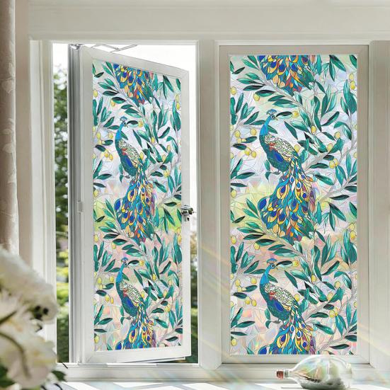 Static Glass Sticker Privacy Protection Film Softens Light Electrostatic Glass Sticker Waterproof Scratch-Proof Easy Care Window Decal