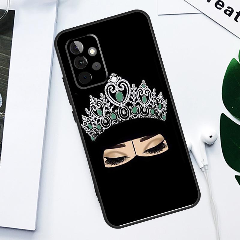 Islamic Arabic Hijab Girl For Samsung Galaxy A06 A05 A16 A54 A34 A14 A55 A35 A15 A53 A33 A13 A22 A32 A52 Phone Case