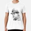 Jean Paul Belmondo, Pencil Portrait Made In Australia Mens Tshirt S To 2XL