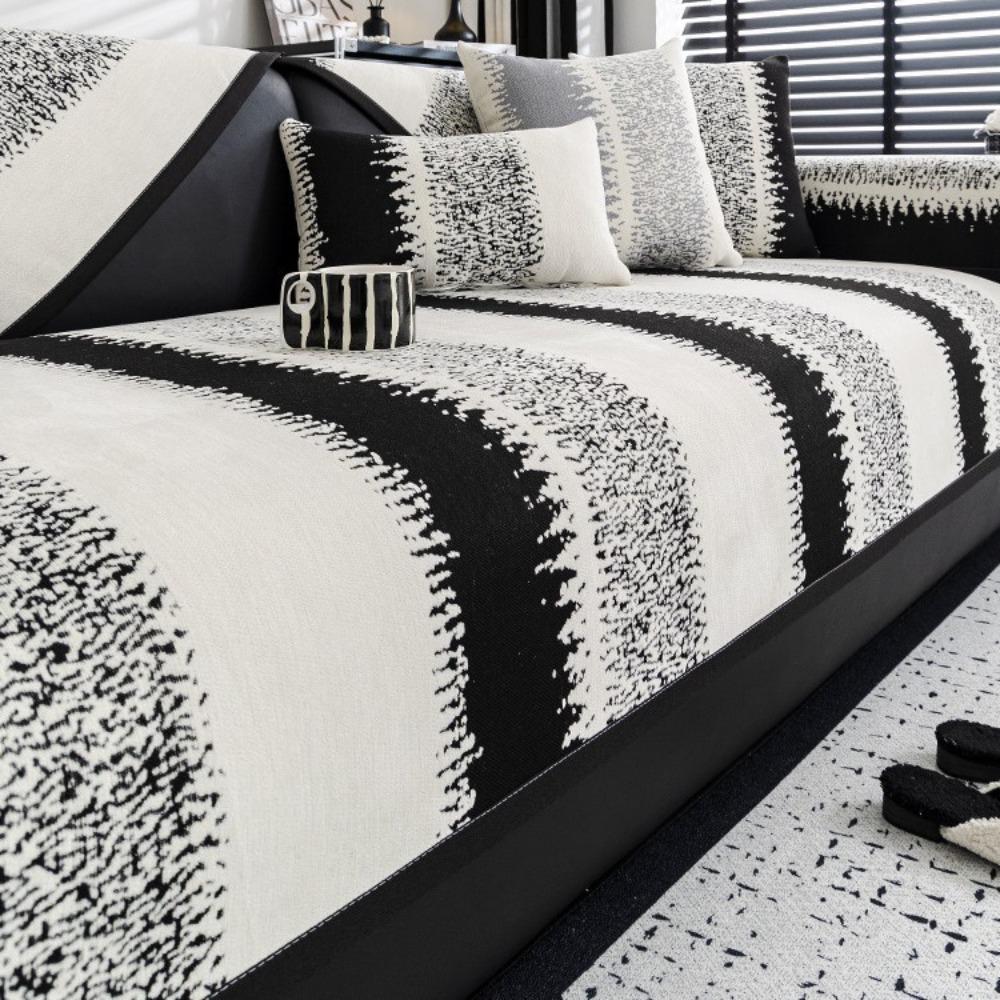 

2025 новый чехол для подушки дивана универсальный на четыре сезона, защита от царапин кошек, легкая роскошь, высококлассный, прямой ряд, кожаный чехол для дивана, нескользящий чехол 110*240cm